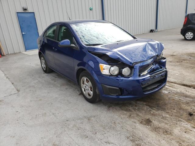 1G1JA5SH1D4147484 - 2013 CHEVROLET SONIC LS BLUE photo 1