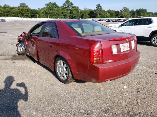 1G6DP567650103707 - 2005 CADILLAC CTS HI FEA RED photo 3