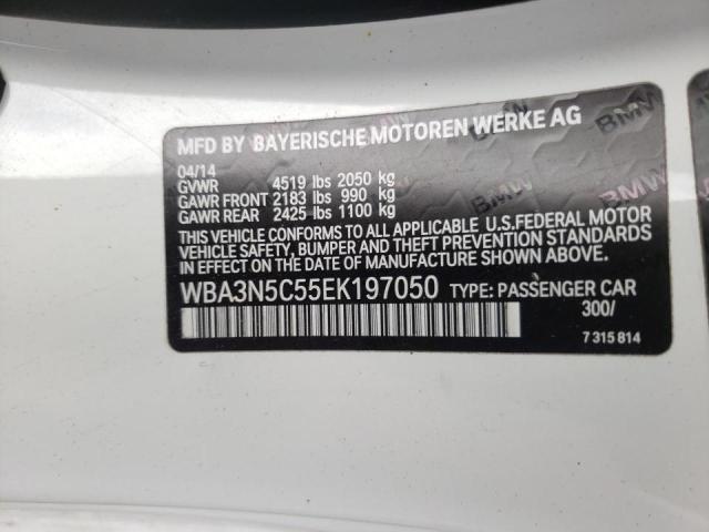 WBA3N5C55EK197050 - 2014 BMW 428 XI  photo 10