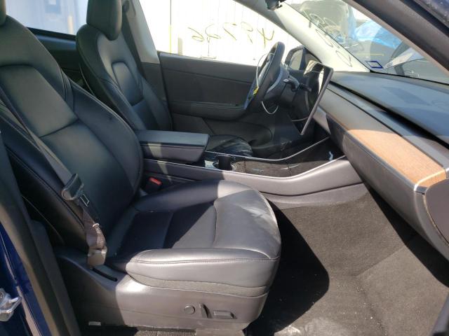 5YJYGDEF9LF001155 - 2020 TESLA MODEL Y أزرق صورة 5