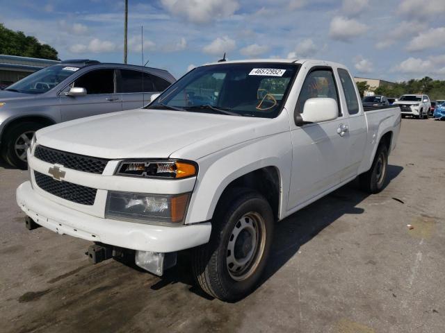 1GCESBF93B8125824 - 2011 CHEVROLET COLORADO WHITE photo 2