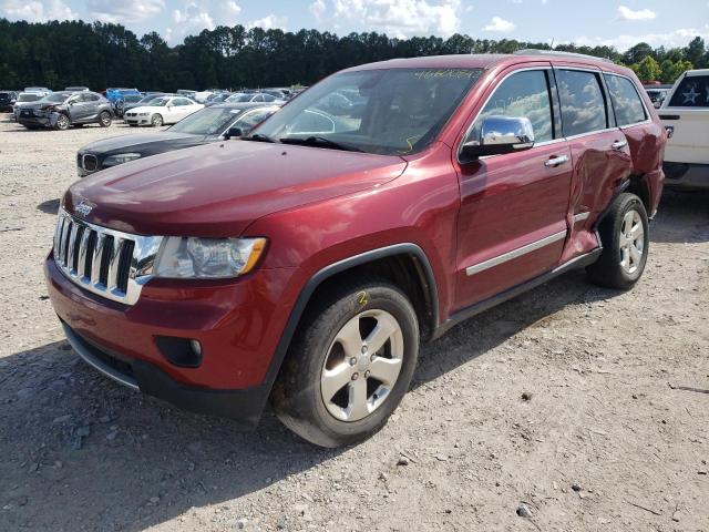 1C4RJFBG0DC541927 - 2013 JEEP GRAND CHER RED photo 2