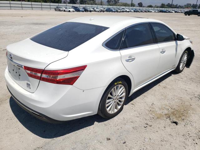 4T1BD1EB3EU026973 - 2014 TOYOTA AVALON HYB WHITE photo 4