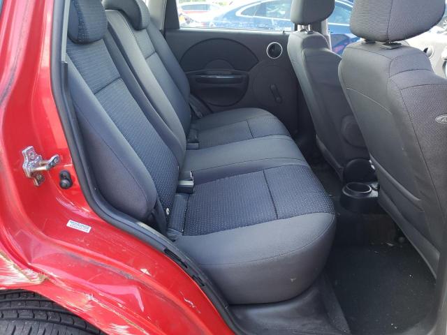 KL1TD66677B702807 - 2007 CHEVROLET AVEO BASE RED photo 6
