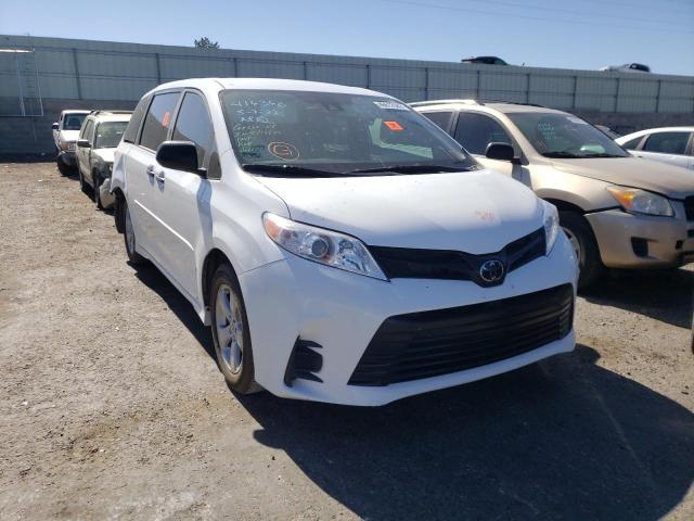 5TDZZ3DC7LS077985 - 2020 TOYOTA SIENNA L WHITE photo 1