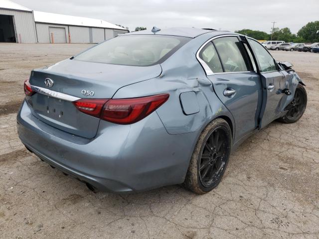 JN1EV7AP6LM200120 - 2020 INFINITI Q50 PURE BLUE photo 4