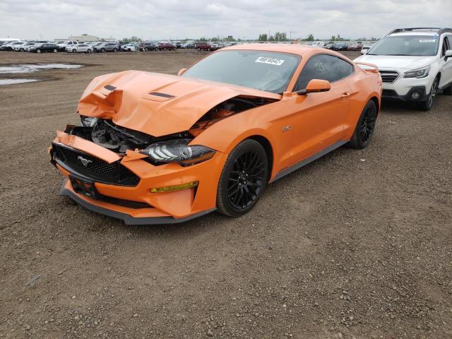 1FA6P8CF0L5141846 - 2020 FORD MUSTANG GT ORANGE photo 2