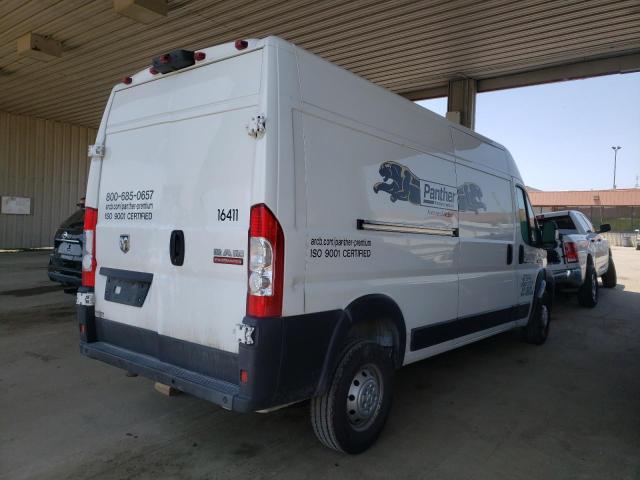 3C6LRVDG2ME585255 - 2021 RAM PROMASTER WHITE photo 4