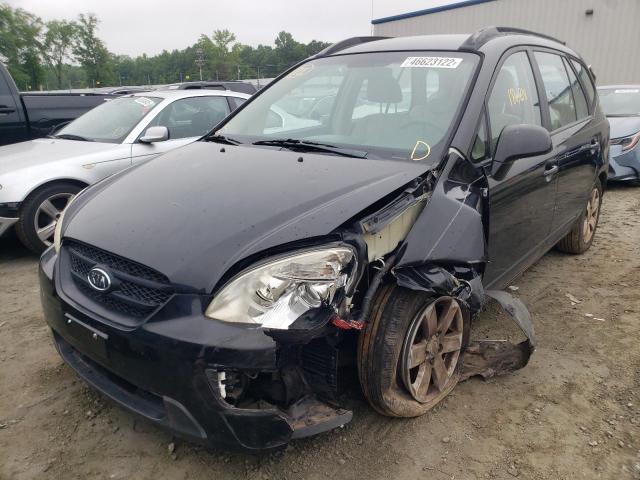 KNAFG526877059865 - 2007 KIA RONDO LX BLACK photo 2