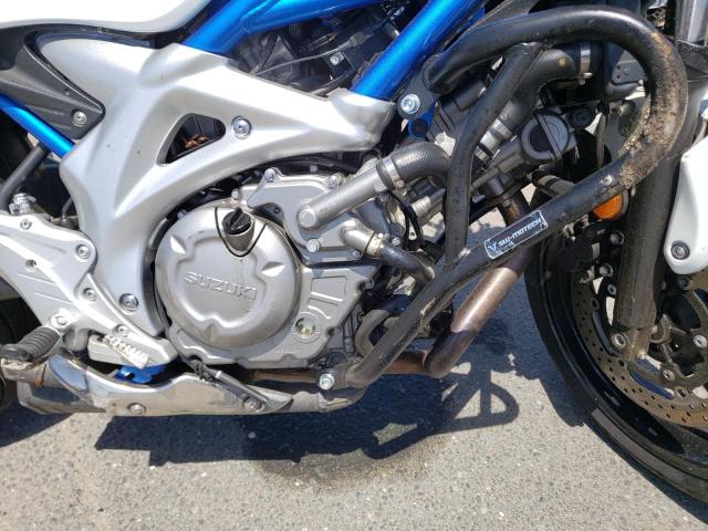 JS1VP55A792100155 - 2009 SUZUKI SFV650 WHITE photo 7