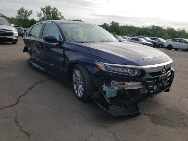 1HGCV1F15JA056551 - 2018 HONDA ACCORD LX BLUE photo 1