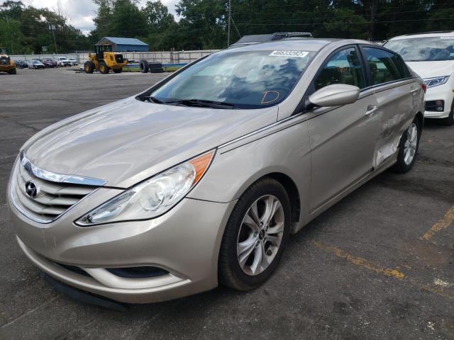 5NPEB4AC0BH051150 - 2011 HYUNDAI SONATA GLS GOLD photo 2