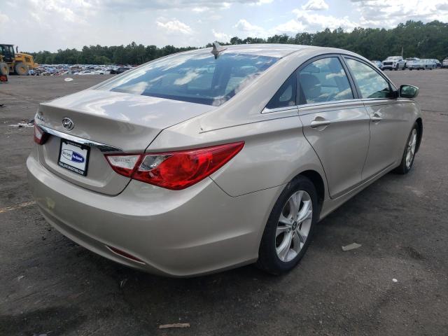 5NPEB4AC0BH051150 - 2011 HYUNDAI SONATA GLS GOLD photo 4