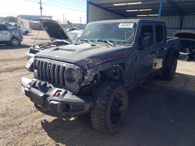 1C6JJTEG4ML527477 - 2021 JEEP GLADIATOR GRAY photo 2