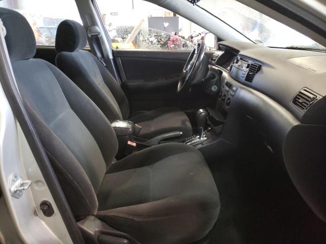 2T1BR32E33C105070 - 2003 TOYOTA COROLLA S SILVER photo 5