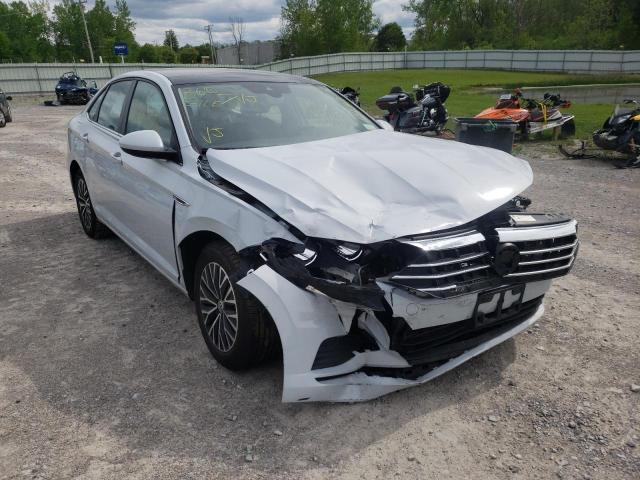 3VWE57BU2KM090362 - 2019 VOLKSWAGEN JETTA SEL SILVER photo 1