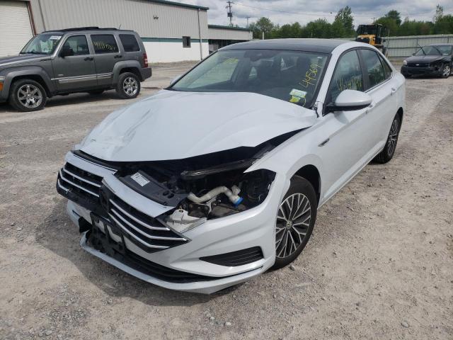 3VWE57BU2KM090362 - 2019 VOLKSWAGEN JETTA SEL SILVER photo 2