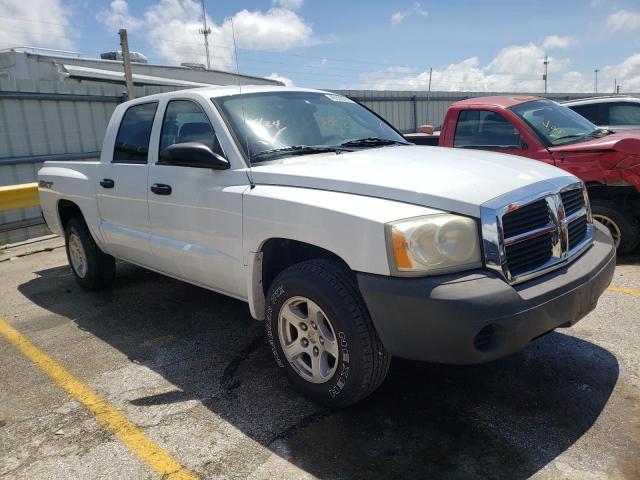 1D7HE28K87S218374 - 2007 DODGE DAKOTA QUA WHITE photo 1