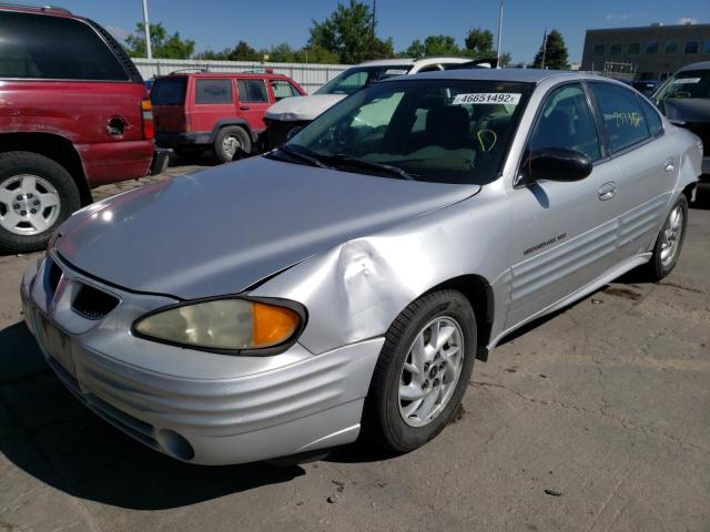 1G2NF52F42C141503 - 2002 PONTIAC GRAND AM S SILVER photo 2