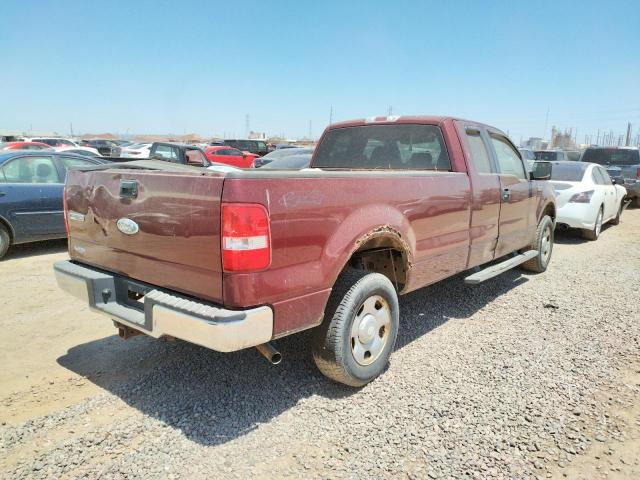 1FTVX14576NB20578 - 2006 FORD F-150 MAROON photo 4