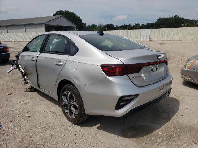 3KPF24AD6KE086583 - 2019 KIA FORTE FE SILVER photo 3