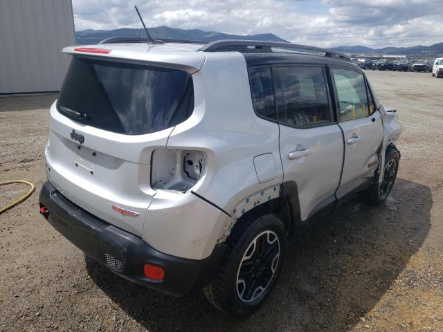 ZACCJBCT9FPB88922 - 2015 JEEP RENEGADE T SILVER photo 4