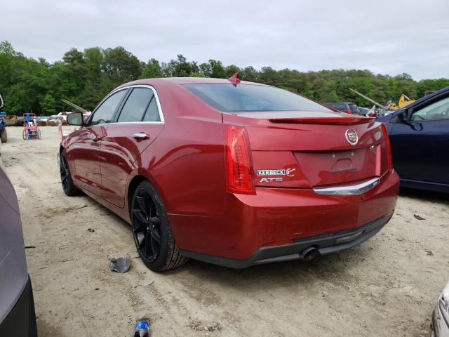 1G6AA5RAXE0108405 - 2014 CADILLAC ATS RED photo 3