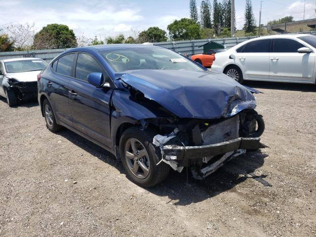 5NPD94LAXJH325388 - 2018 HYUNDAI ELANTRA EC BLUE photo 1