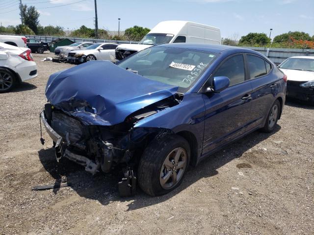 5NPD94LAXJH325388 - 2018 HYUNDAI ELANTRA EC BLUE photo 2