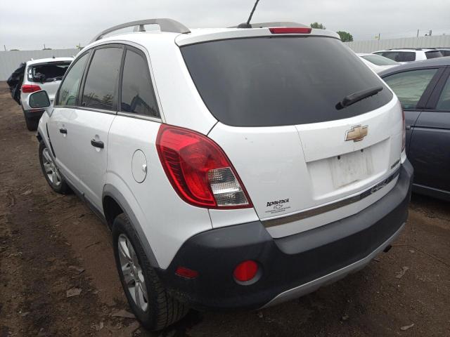 3GNAL2EK0ES556589 - 2014 CHEVROLET CAPTIVA LS WHITE photo 3