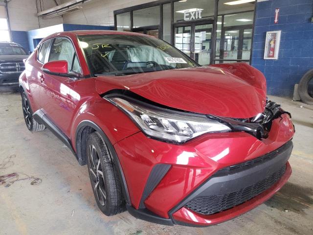 NMTKHMBX9MR126278 - 2021 TOYOTA C-HR XLE RED photo 1