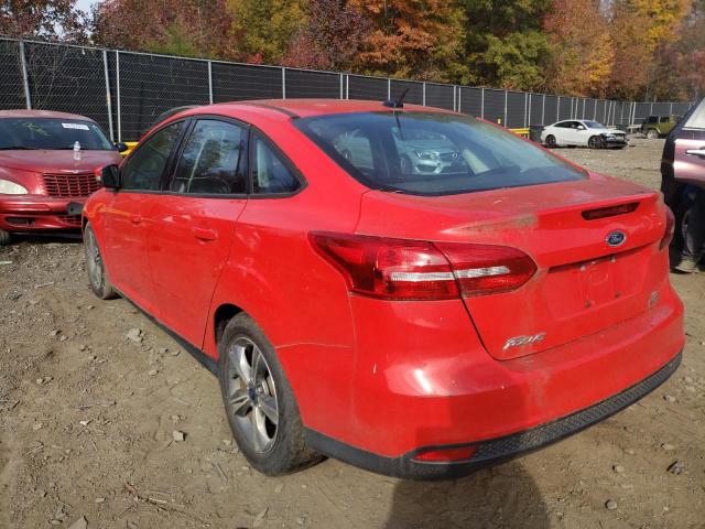 1FADP3FE5GL318406 - 2016 FORD FOCUS RED photo 3