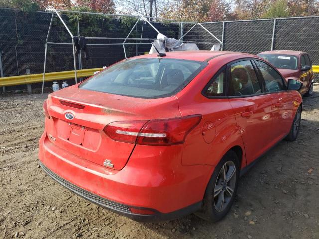 1FADP3FE5GL318406 - 2016 FORD FOCUS RED photo 4