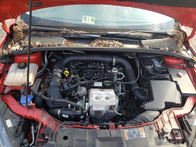 1FADP3FE5GL318406 - 2016 FORD FOCUS RED photo 7