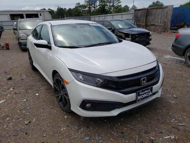 2HGFC2F88MH531380 - 2021 HONDA CIVIC SPOR WHITE photo 1