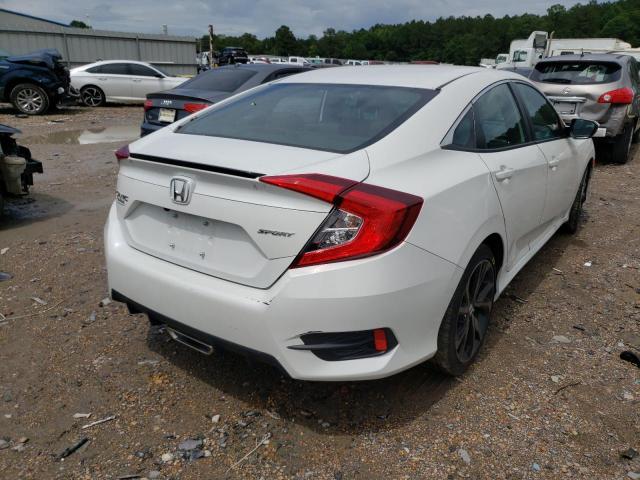 2HGFC2F88MH531380 - 2021 HONDA CIVIC SPOR WHITE photo 4