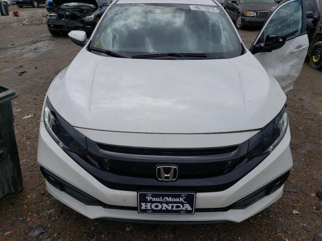 2HGFC2F88MH531380 - 2021 HONDA CIVIC SPOR WHITE photo 7