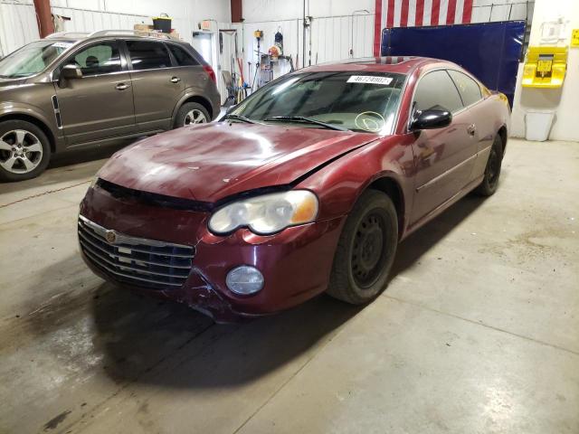 4C3AG42G25E036285 - 2005 CHRYSLER SEBRING BURGUNDY photo 2