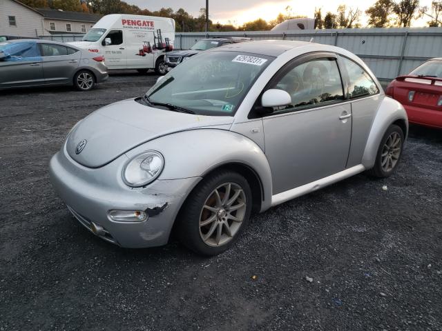3VWCF21C7YM444241 - 2000 VOLKSWAGEN NEW BEETLE 银色 照片 2