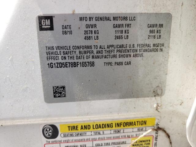 1G1ZD5E78BF165768 - 2007 CHEVROLET MALIBU MAX 白色 照片 10