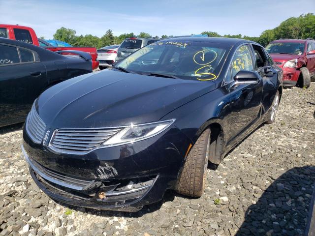 3LN6L2LU5GR622367 - 2016 LINCOLN MKZ HYBRID BLACK photo 2