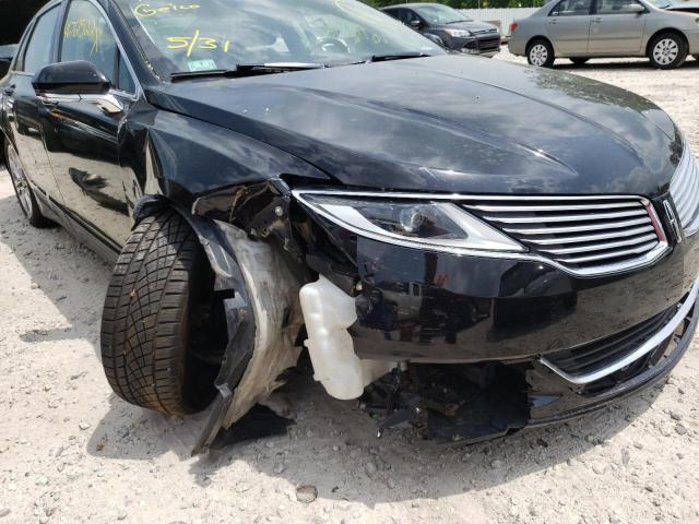 3LN6L2LU5GR622367 - 2016 LINCOLN MKZ HYBRID BLACK photo 9