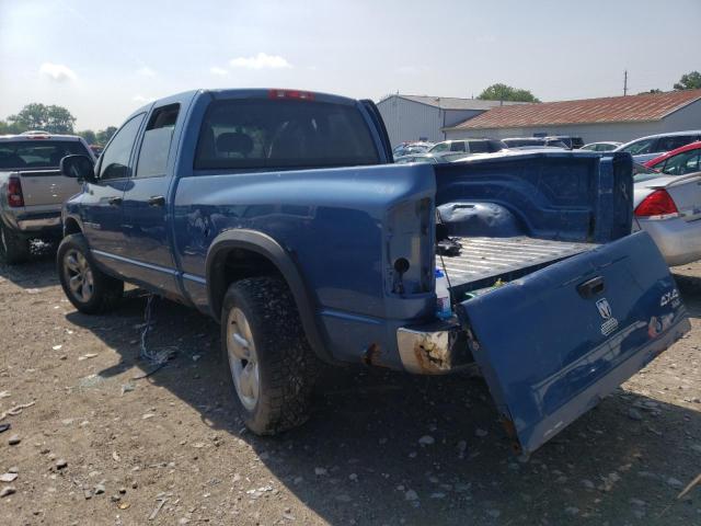 1D7HU18D75S255797 - 2005 DODGE RAM BLUE photo 3