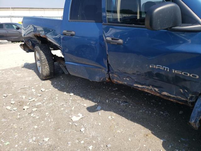 1D7HU18D75S255797 - 2005 DODGE RAM BLUE photo 9