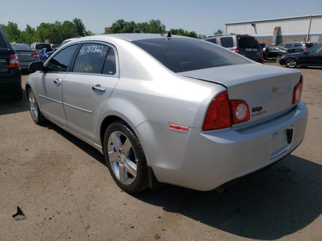 1G1ZC5E05CF266337 - 2012 CHEVROLET MALIBU 1LT ვერცხლისფერი ფოტო 3