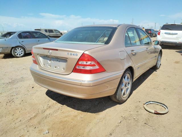 WDBRF61JX4E018142 - 2004 MERCEDES-BENZ C 240 GOLD photo 4