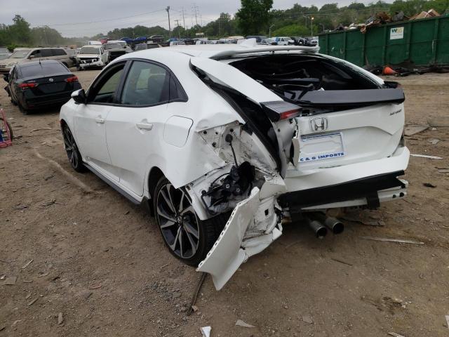 SHHFK7H4XKU400591 - 2019 HONDA CIVIC SPOR WHITE photo 3