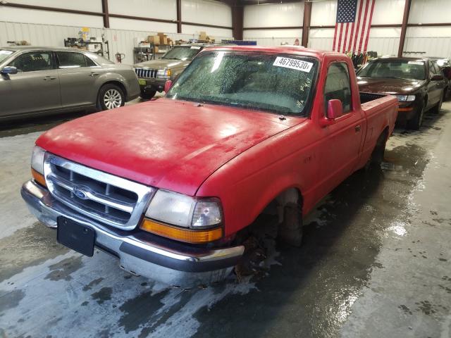 1FTYR10U3WTA43837 - 1998 FORD RANGER RED photo 2