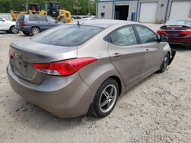 5NPDH4AEXBH060076 - 2011 HYUNDAI ELANTRA TAN photo 4