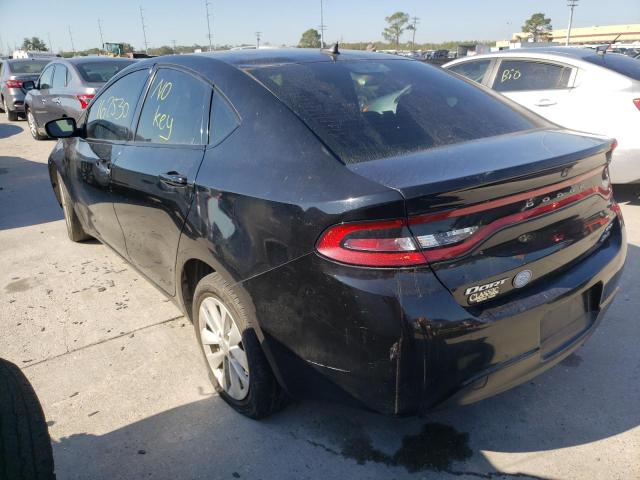 1C3CDFBB6ED831722 - 2014 DODGE DART BLACK photo 3